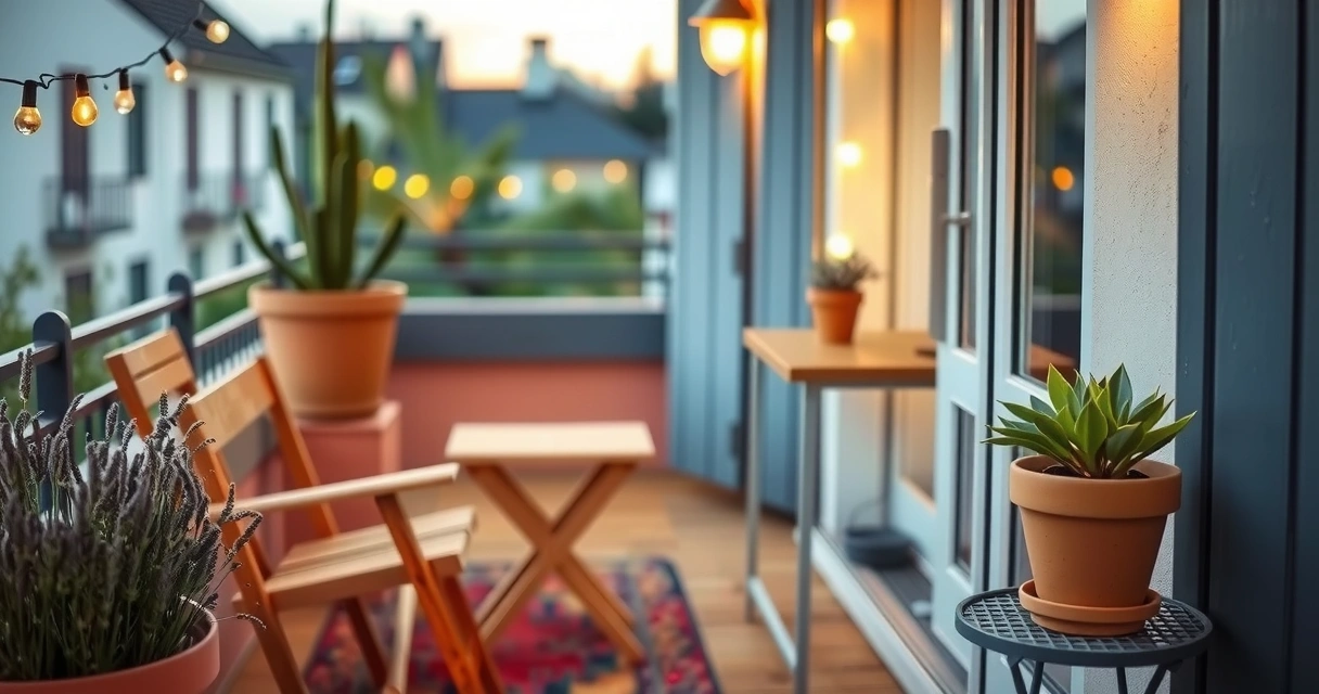 Balkon und Garten nach dem Umzug: Schnell gemütlich machen